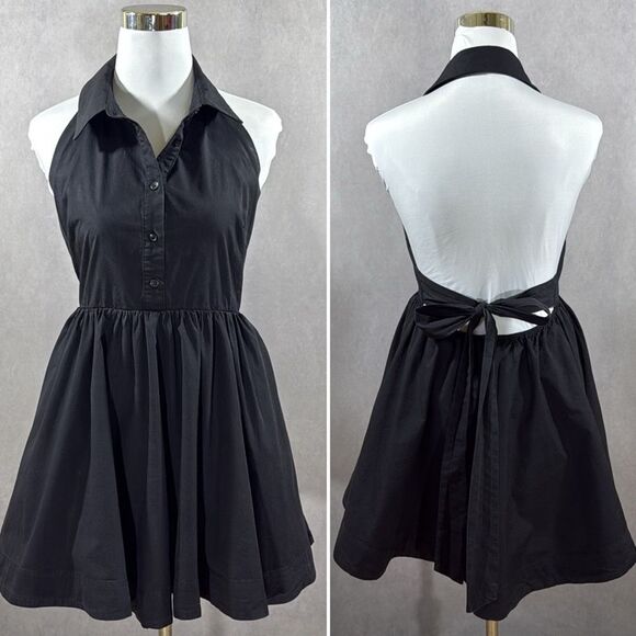 Mable Black Halter Dress - Picture 5 of 9